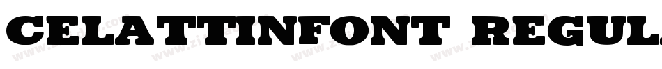 celattinfont regular字体转换